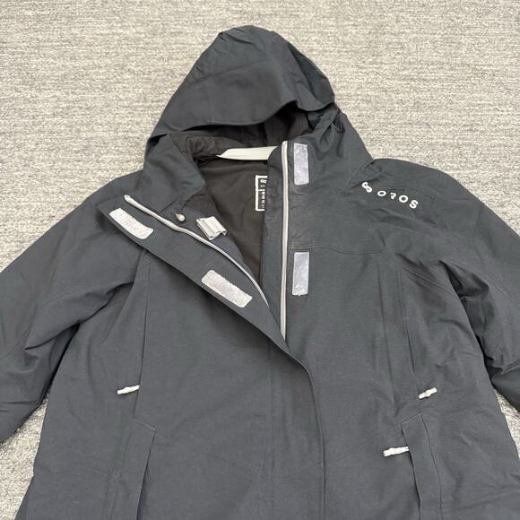 OROS Orion Carbon Hooded Parka Jacket Women Small Solarcore Insulation Ski Black - Picture 9 of 12